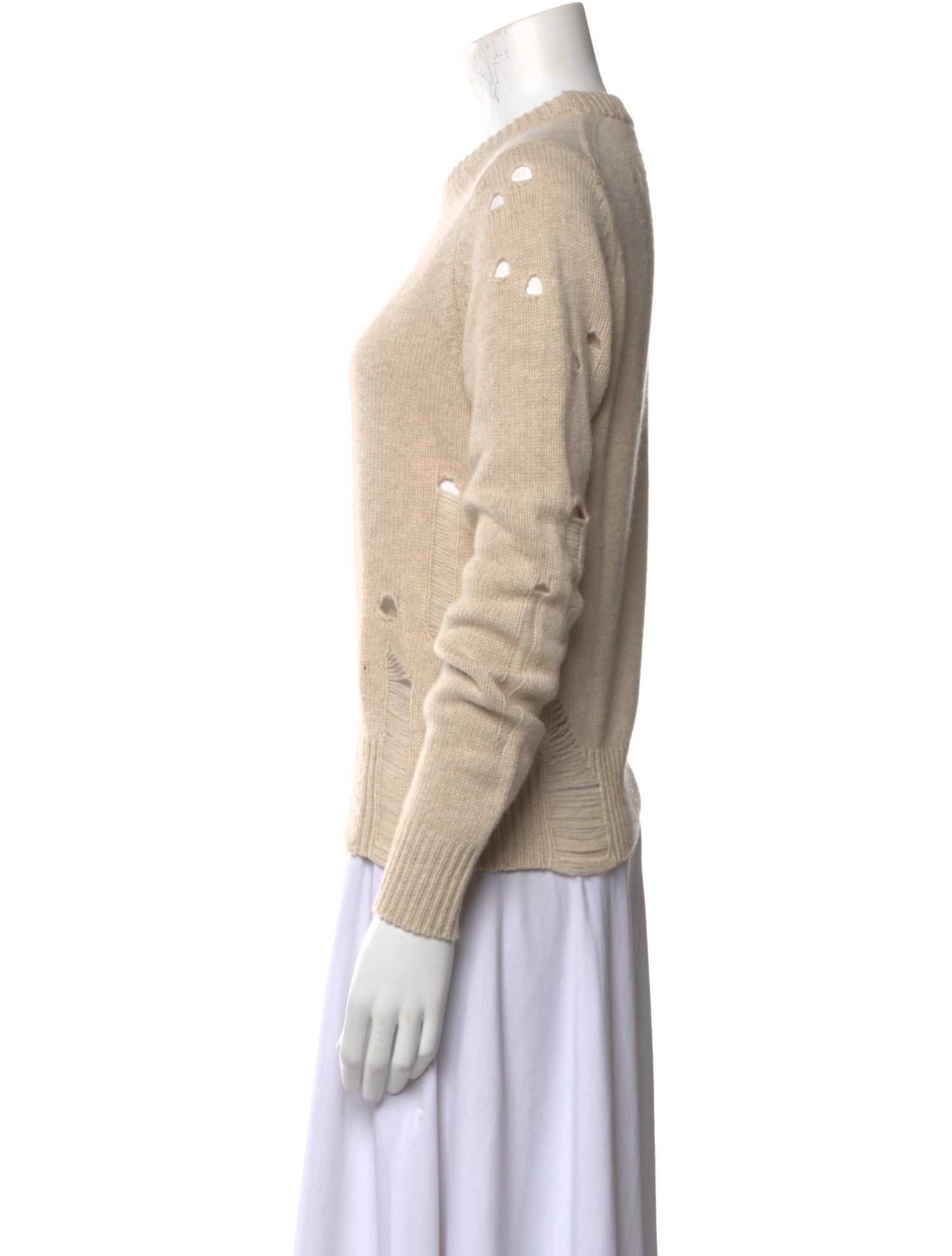 Raquel Allegra Cashmere Crew Neck Sweater