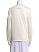 Raquel Allegra Printed Scoop Neck Sweater