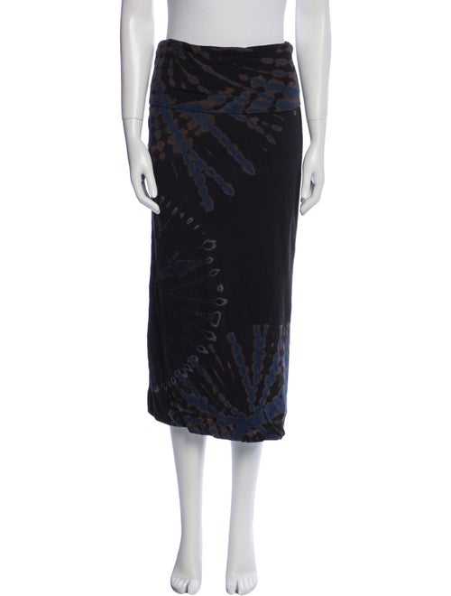 Raquel Allegra Printed Midi Length Skirt