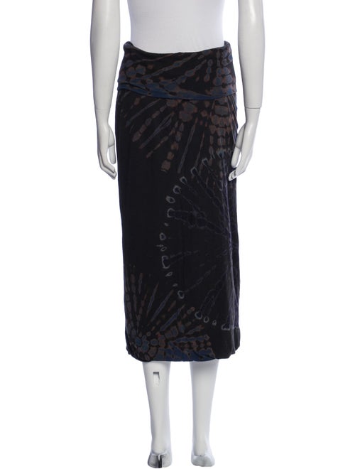 Raquel Allegra Printed Midi Length Skirt