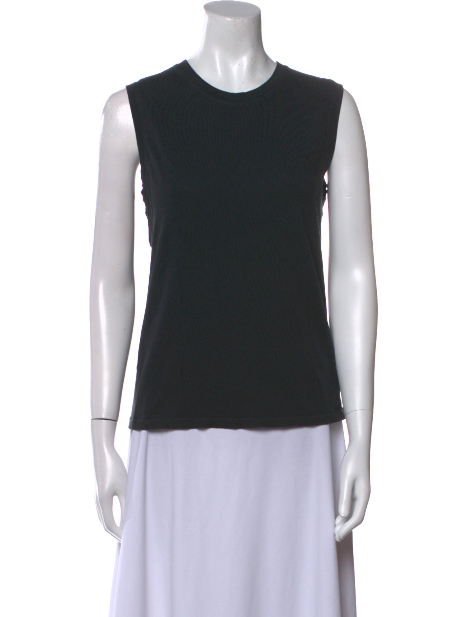 Raquel Allegra Crew Neck Sleeveless Top