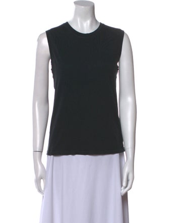 Raquel Allegra Crew Neck Sleeveless Top