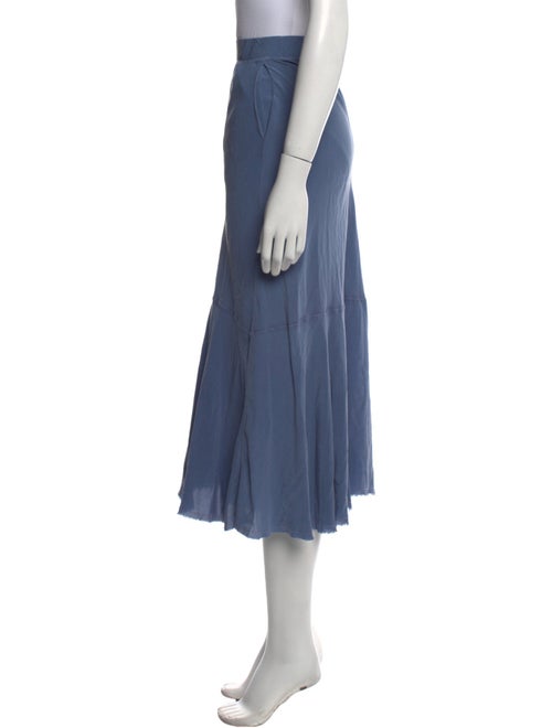 Raquel Allegra Silk Midi Length Skirt