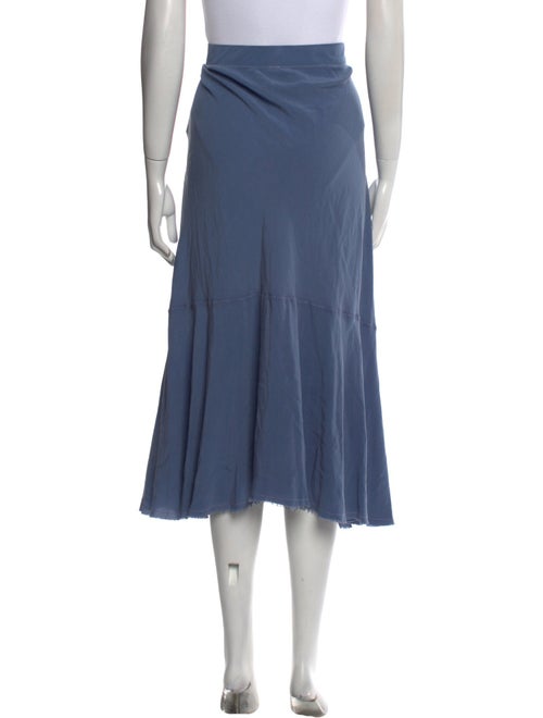 Raquel Allegra Silk Midi Length Skirt