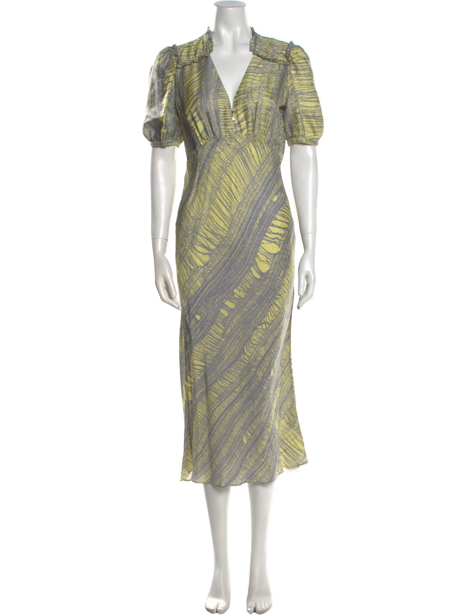 Raquel Allegra Printed Long Dress