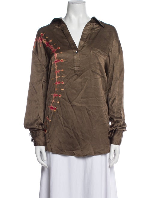 Raquel Allegra Long Sleeve Polo