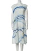 Raquel Allegra Printed Midi Length Dress