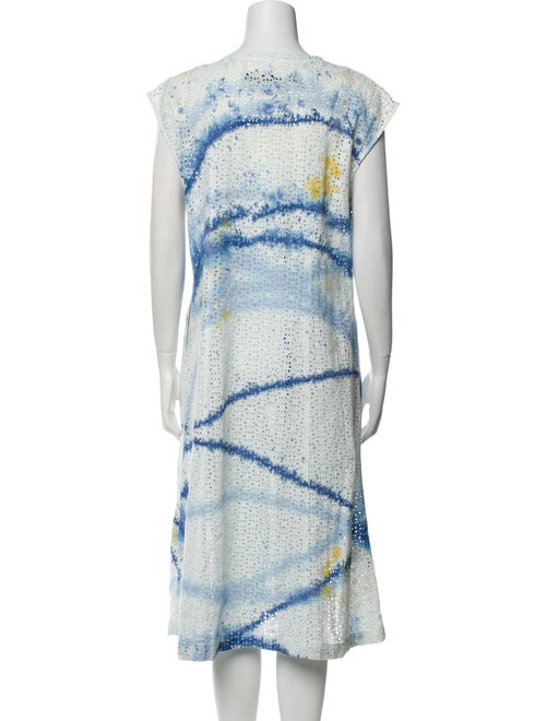 Raquel Allegra Printed Midi Length Dress