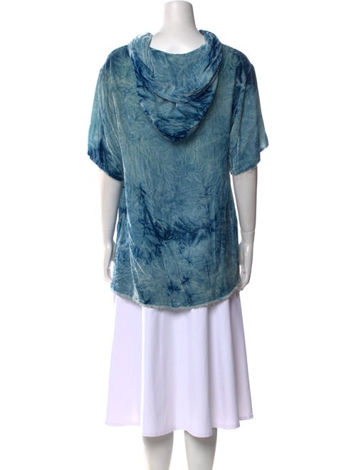 Raquel Allegra Velvet Cowl Neck Sweatshirt