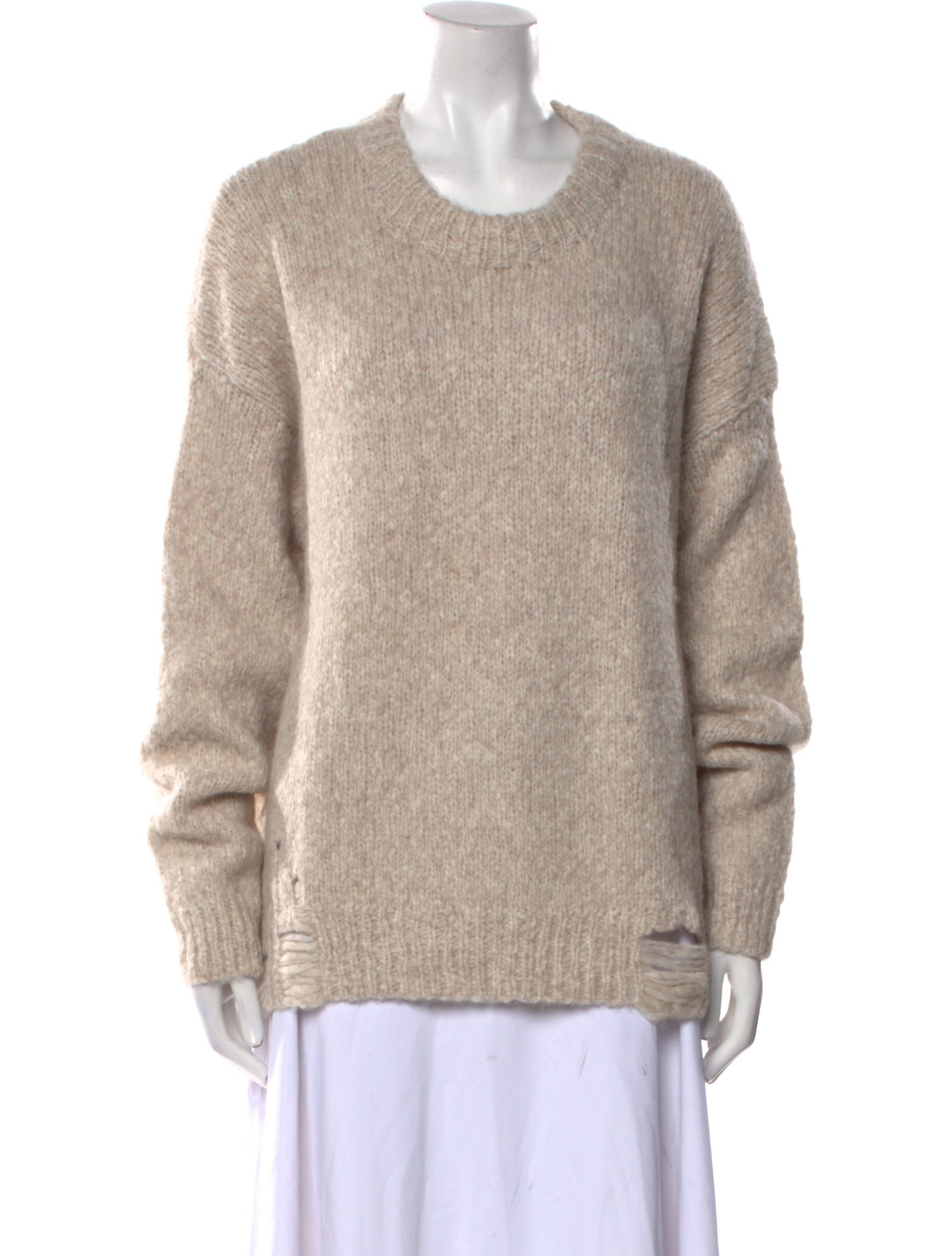 Raquel Allegra Baby Alpaca Crew Neck Sweater