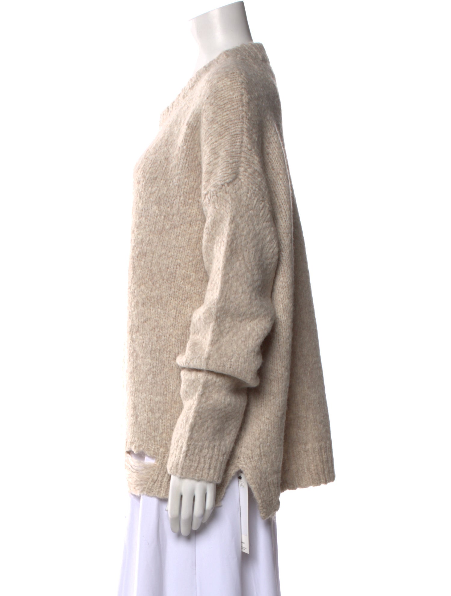 Raquel Allegra Baby Alpaca Crew Neck Sweater