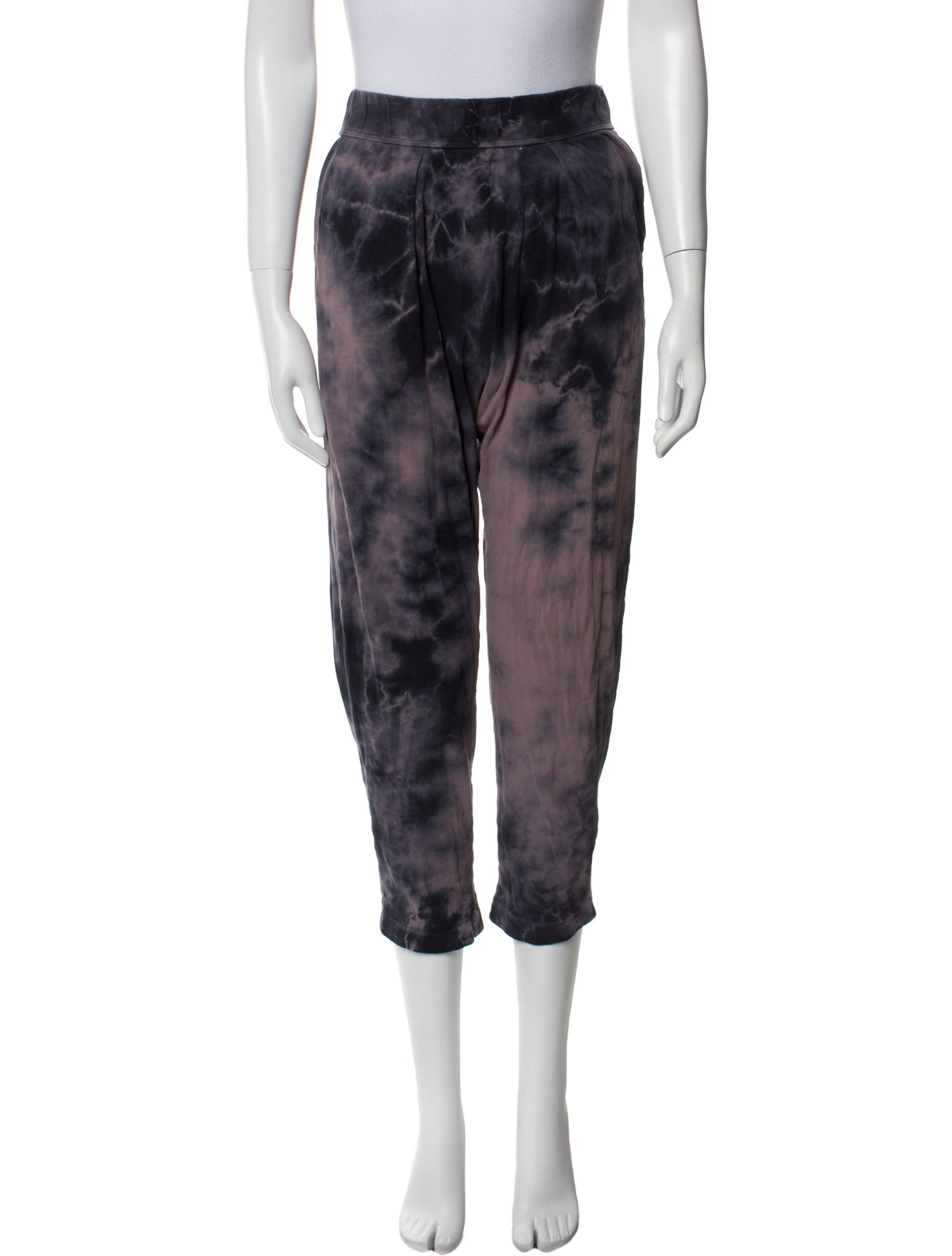 Raquel Allegra Tie-Dye Print Straight Leg Pants