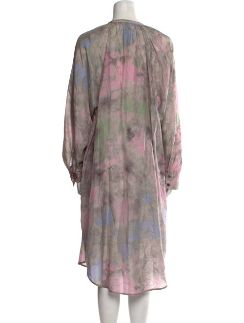 Raquel Allegra Silk Midi Length Dress