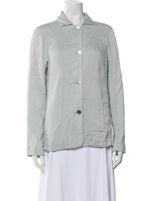 Raquel Allegra Long Sleeve Button-Up Top