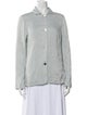 Raquel Allegra Long Sleeve Button-Up Top