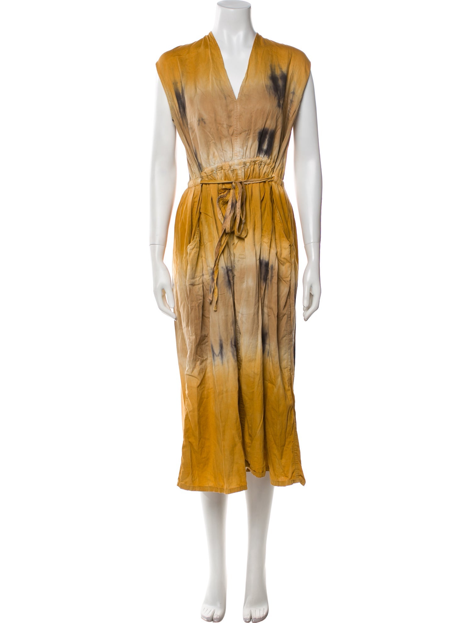 Raquel Allegra Printed Midi Length Dress