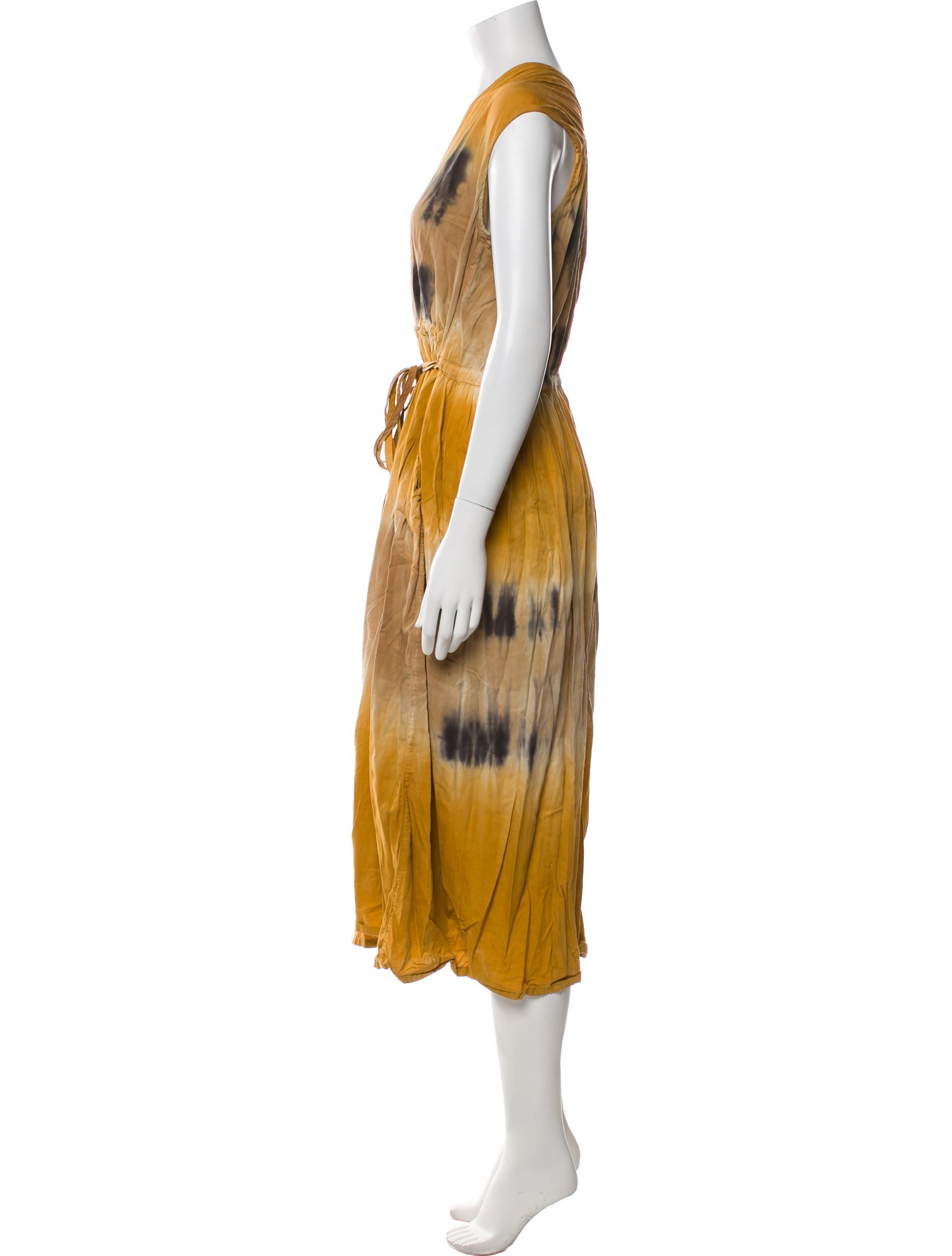 Raquel Allegra Printed Midi Length Dress