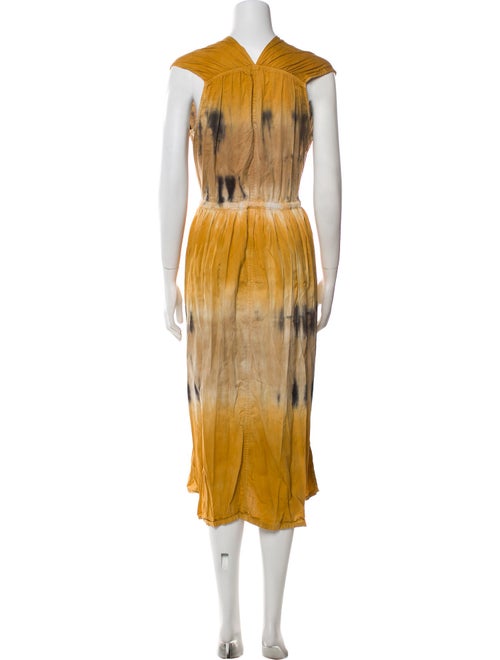 Raquel Allegra Printed Midi Length Dress