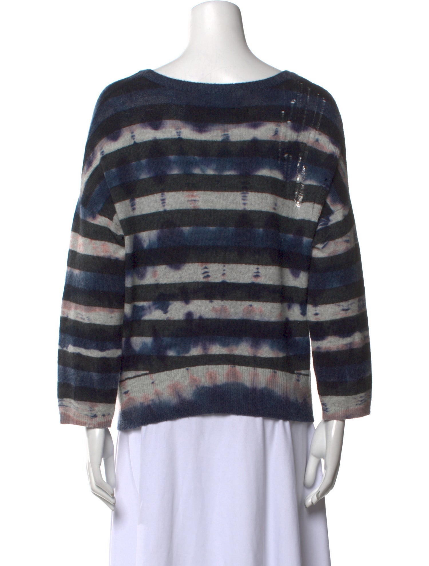 Raquel Allegra Merino Wool Striped Sweater