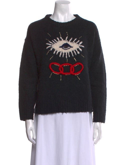 Raquel Allegra Alpaca Printed Sweater