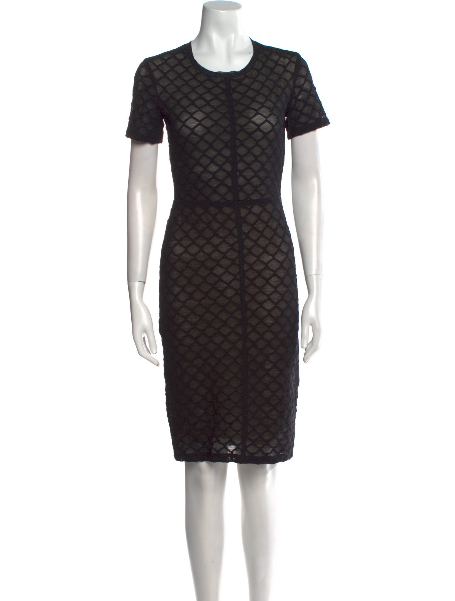 Raquel Allegra Printed Knee-Length Dress