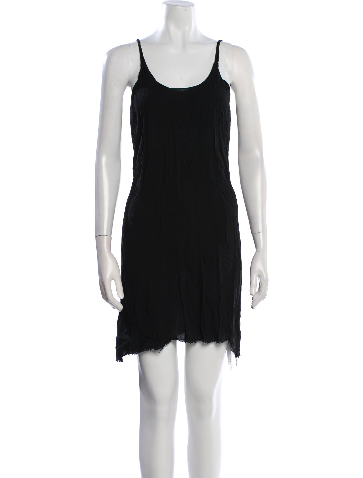 Raquel Allegra Scoop Neck Mini Dress
