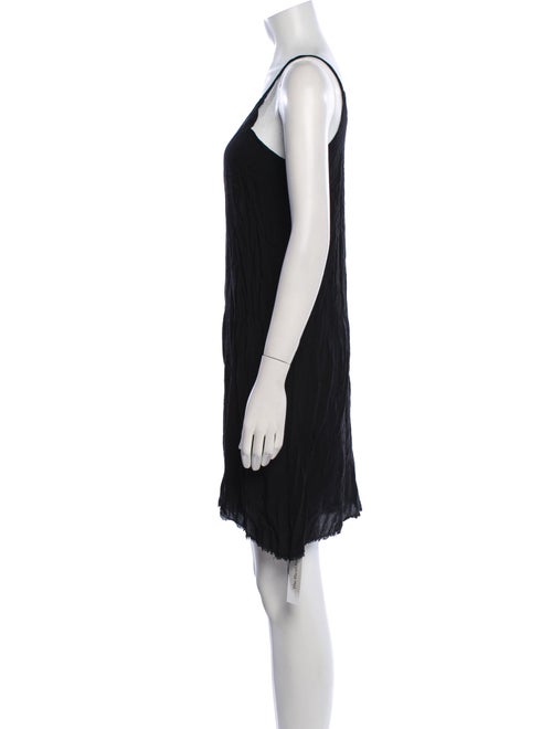 Raquel Allegra Scoop Neck Mini Dress