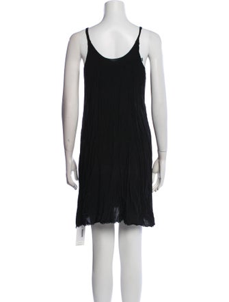 Raquel Allegra Scoop Neck Mini Dress