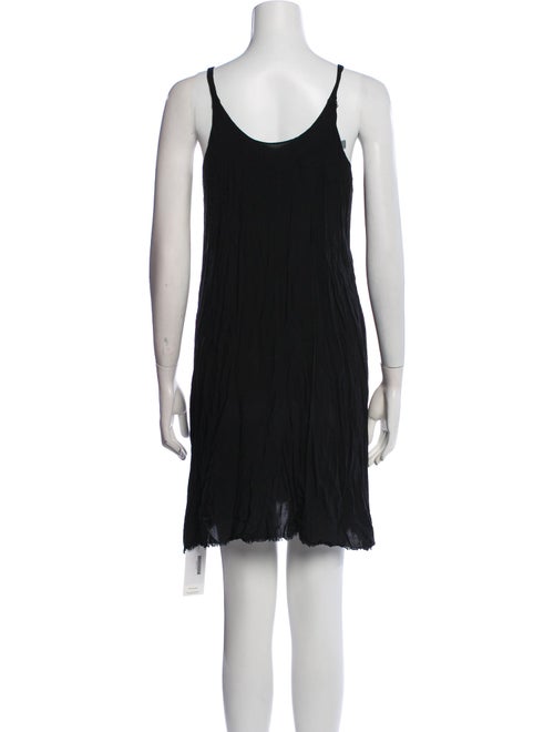 Raquel Allegra Scoop Neck Mini Dress