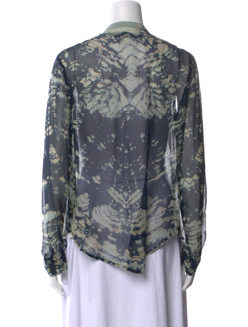 Raquel Allegra Silk Printed Blouse