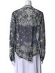Raquel Allegra Silk Printed Blouse