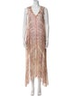 Raquel Allegra Tie-Dye Print Long Dress