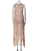 Raquel Allegra Tie-Dye Print Long Dress