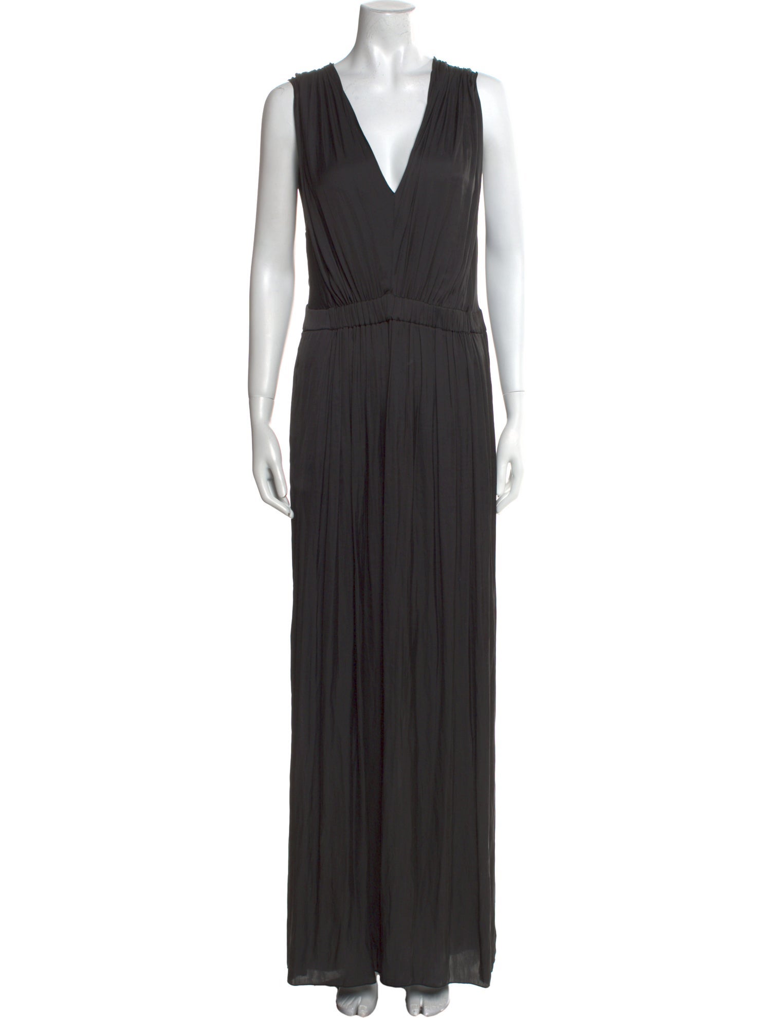 Raquel Allegra V-Neck Long Dress