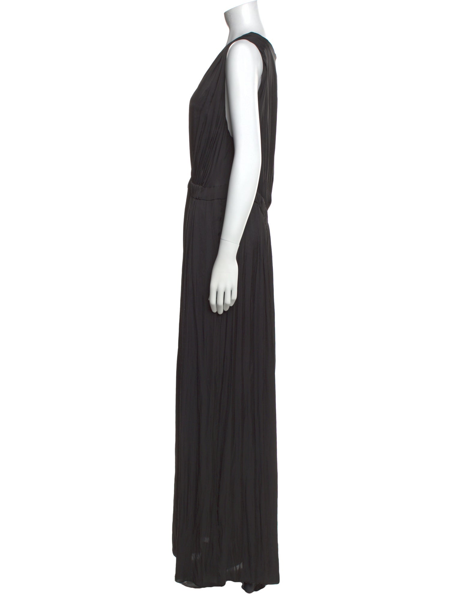Raquel Allegra V-Neck Long Dress