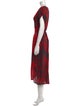 Raquel Allegra Silk Midi Length Dress
