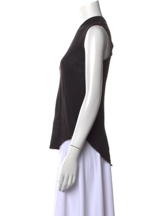 Raquel Allegra Graphic Print Crew Neck Top