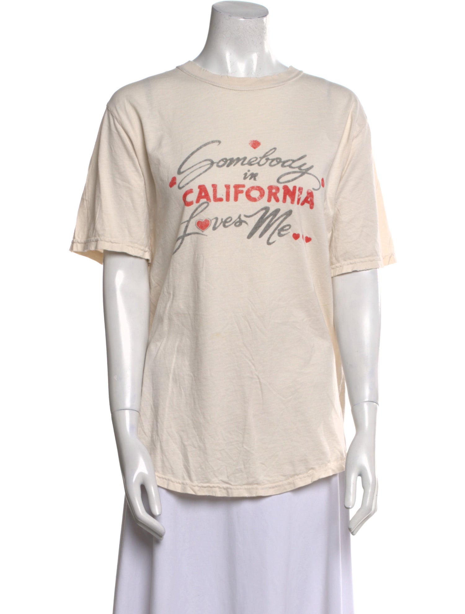 Raquel Allegra Graphic Print Crew Neck T-Shirt