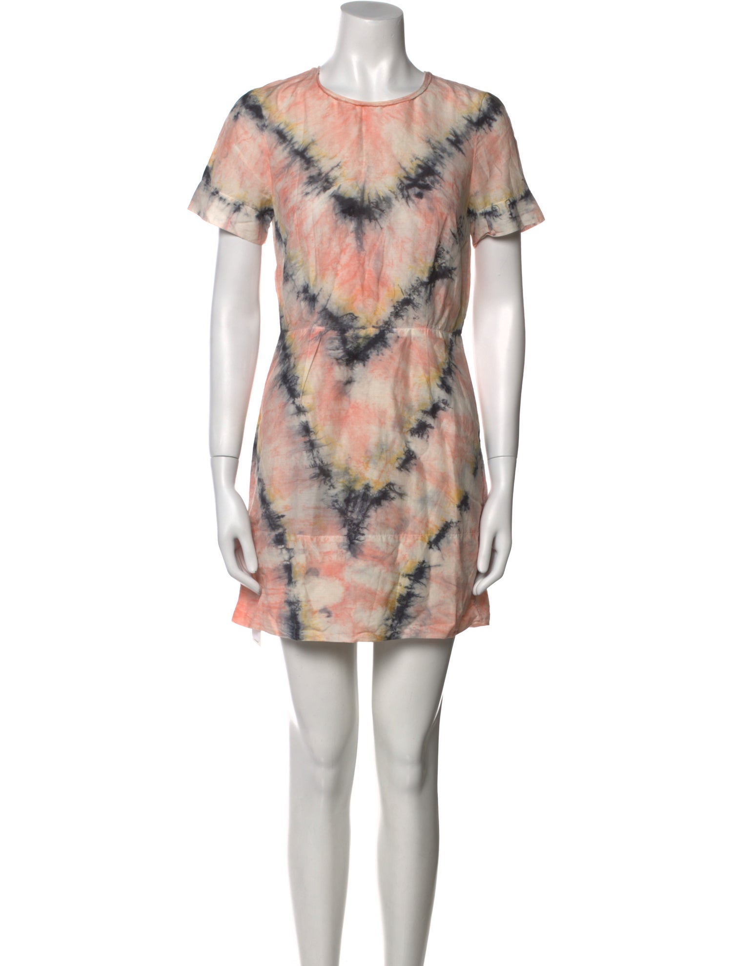 Raquel Allegra Tie-Dye Print Mini Dress
