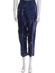 Raquel Allegra Silk Straight Leg Pants