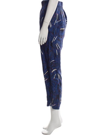 Raquel Allegra Silk Straight Leg Pants
