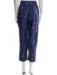 Raquel Allegra Silk Straight Leg Pants