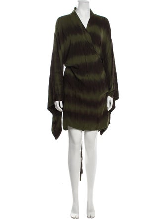 Raquel Allegra Tie-Dye Print Mini Dress