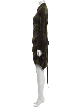 Raquel Allegra Tie-Dye Print Mini Dress