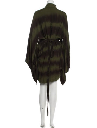 Raquel Allegra Tie-Dye Print Mini Dress