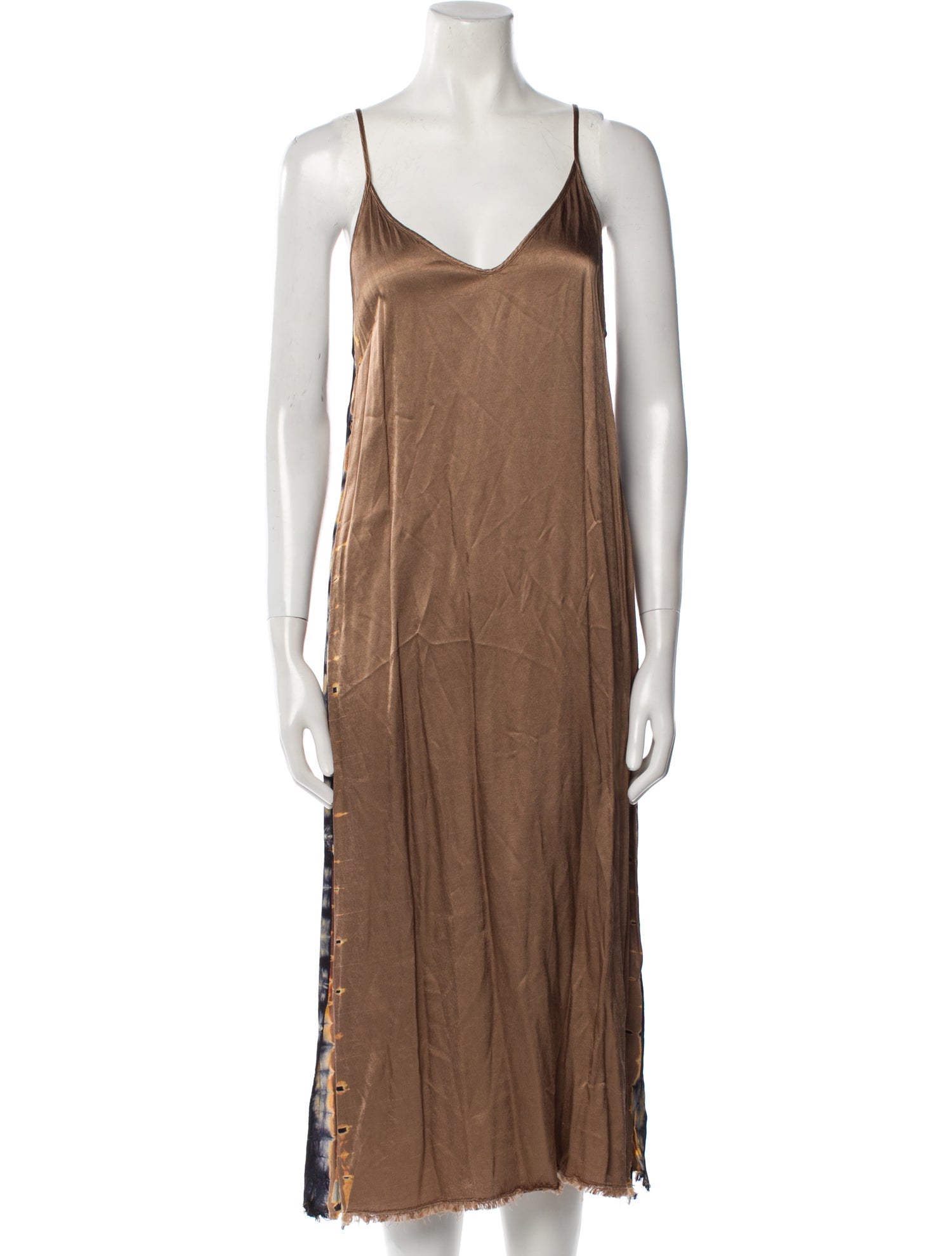 Raquel Allegra V-Neck Midi Length Dress