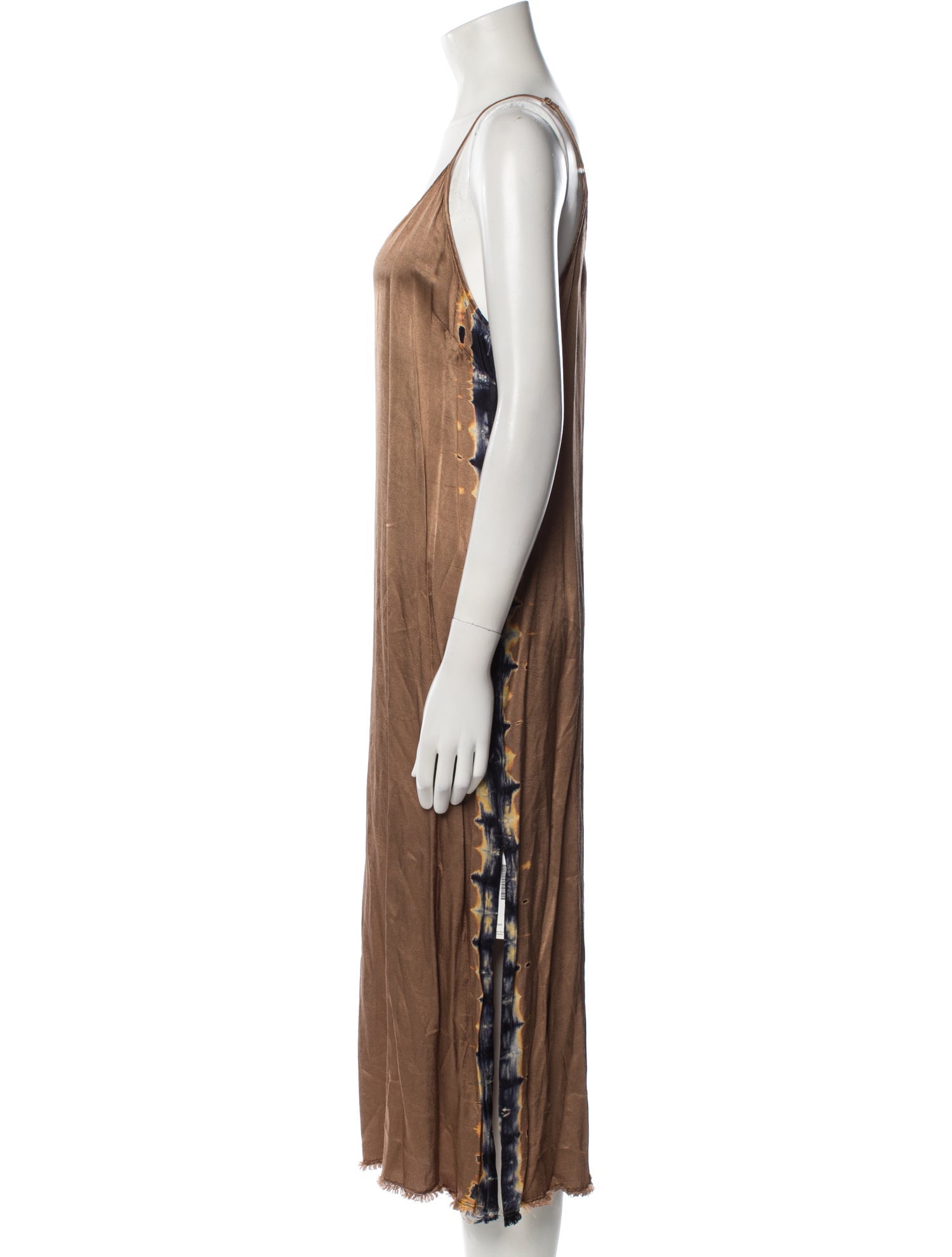 Raquel Allegra V-Neck Midi Length Dress