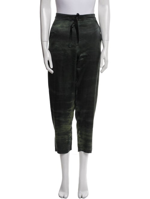Raquel Allegra Silk Straight Leg Pants