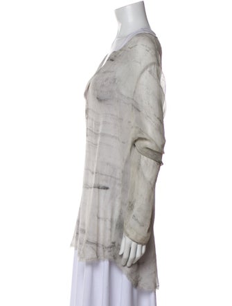 Raquel Allegra Silk V-Neck Tunic