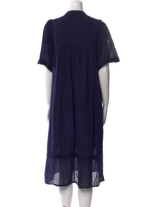 Raquel Allegra V-Neck Midi Length Dress